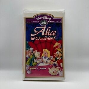 Walt Disney Alice In Wonderland VHS Masterpiece Collection Clamshell Sealed